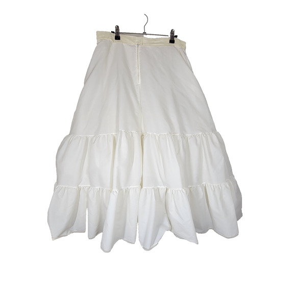 Maurer Dresses & Skirts - Vintage Wedding Dress Skirt Slip 1960s Womens Lace Victorian Ivory Lagenlook
